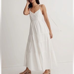 LIKE NEW // Madewell Sidonie Poplin Maxi Dress